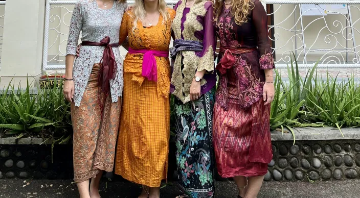 Sanne Anna Lisa en Marit op Bali